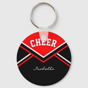 Cheerlead Outfit i Red Nyckelring