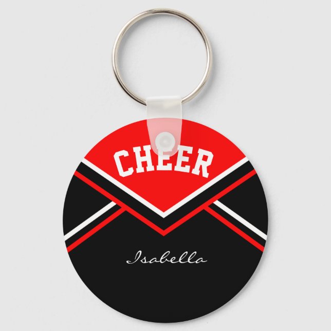 Cheerlead Outfit i Red Nyckelring (Framsida)