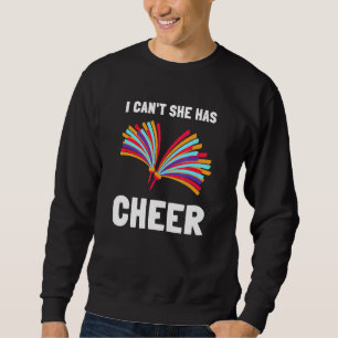 Cheerlead Pappa Cheerledare Far - jag vill inte at Lång Ärmad Tröja