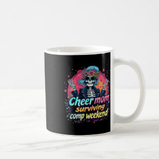 Cheerlead Parent Coffee Cheer Mamma Överlever Com Kaffemugg