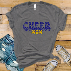 Cheerlead/Poms Mamma-skjorta med snöre-design T Shirt