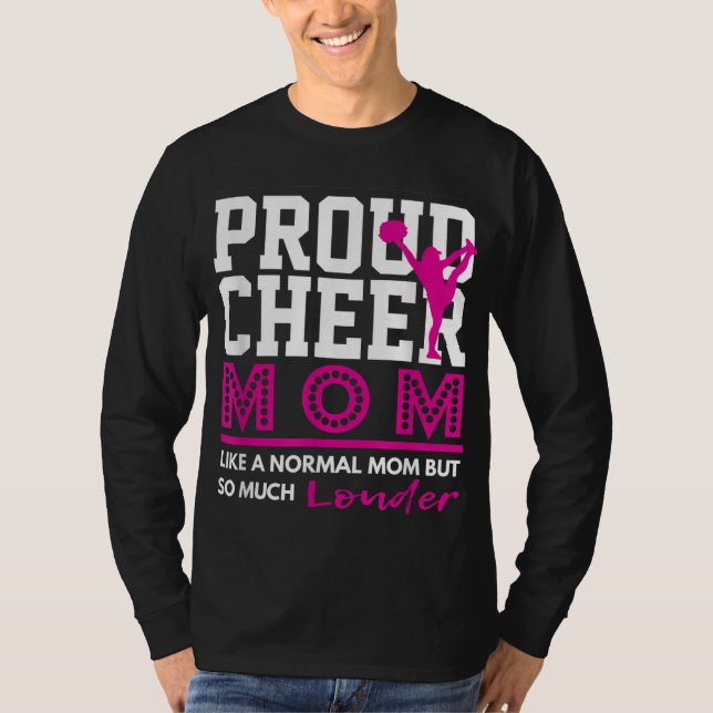 Cheerlead Proud Cheer Mamma Graphic T Shirt (Framsida)
