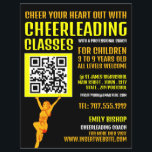 Cheerlead QR-kodsignatur, Cheerlead Classes Reklamblad<br><div class="desc">Cheerwriter QR-kodsignatur,  Cheerlead Classes Advertising Flyers by the Affärskort Store.</div>