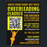 Cheerlead QR-kodsignatur, Cheerlead Classes Reklamblad<br><div class="desc">Cheerwriter QR-kodsignatur,  Cheerlead Classes Advertising Flyers by the Affärskort Store.</div>
