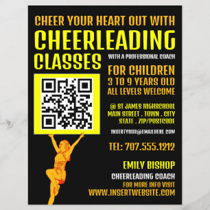 Cheerlead QR-kodsignatur, Cheerlead Classes Reklamblad