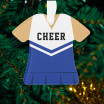 Cheerlead-Royalet Blue Ornament