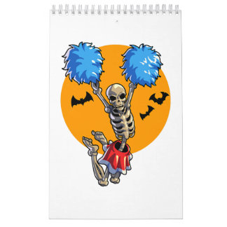 Cheerlead Skeleton Halloween Cheer Mamma Girls Wo Kalender