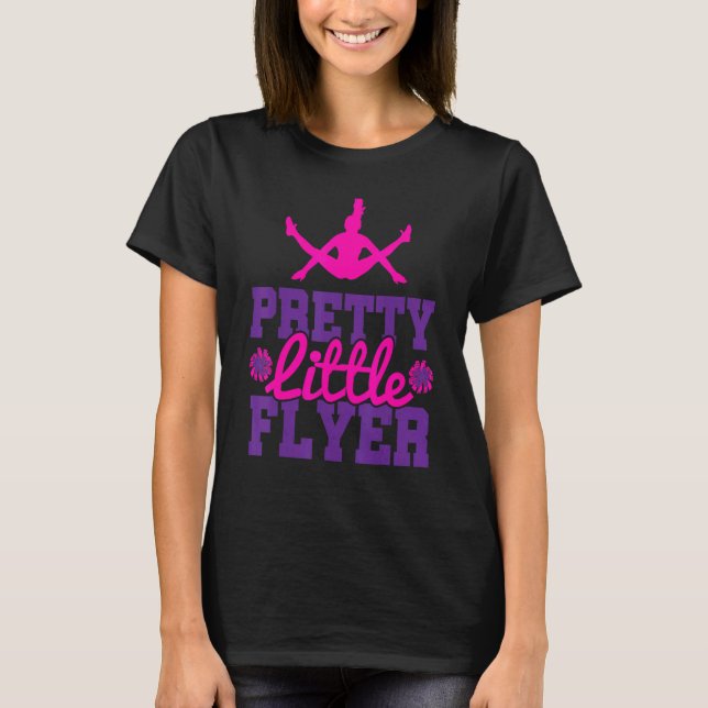 Cheerlead Söt Little Flyer T Shirt (Framsida)