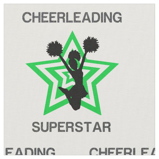 Cheerlead Superstar Fabric Tyg (Närbild)
