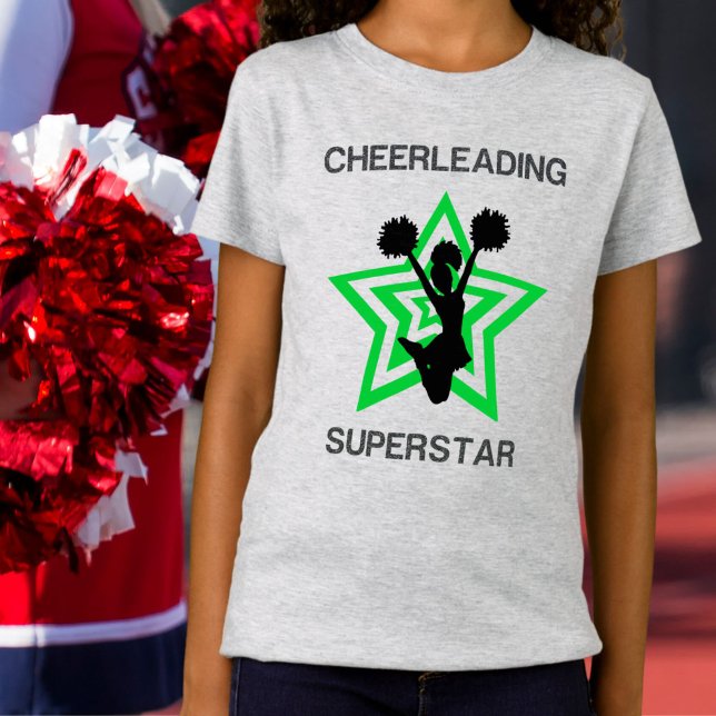 Cheerlead Superstar Girls T-Shirt (Cheer Superstar Tee)