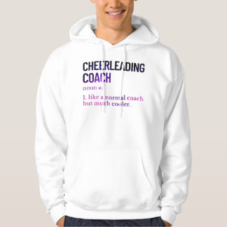 Cheerlead tränare hoodie
