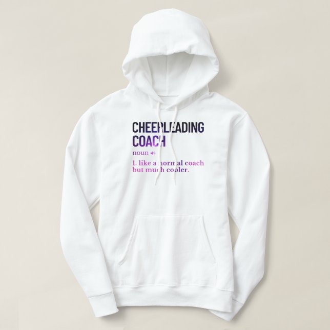 Cheerlead tränare hoodie (Design framsida)