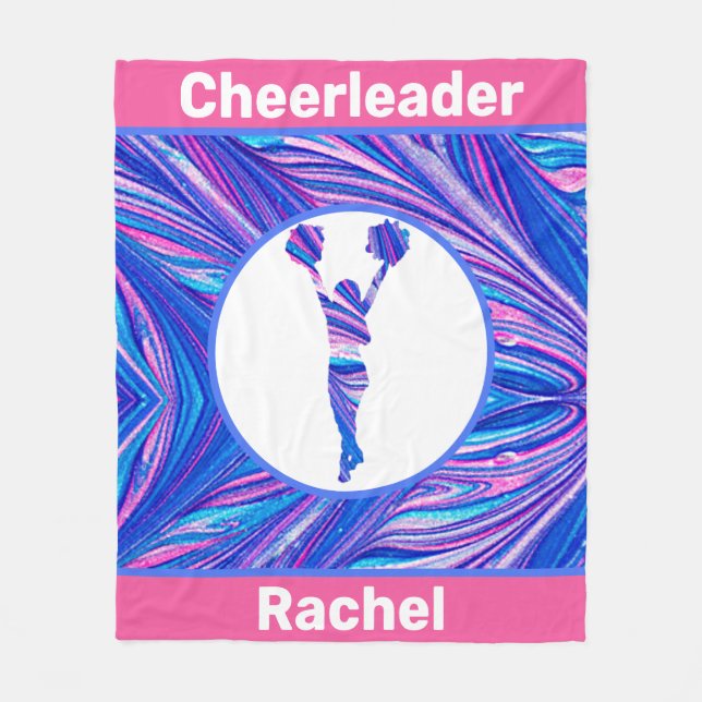 CheerLeader Abstrakt Fleece Blanket (Framsidan)