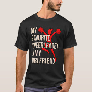 CheerLeader är min flickvän Cheerlead Squad Gr T Shirt