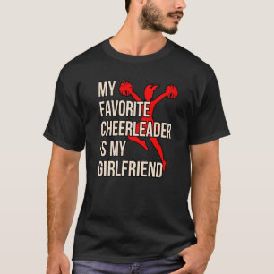 CheerLeader är min flickvän Cheerlead Squad Gr T Shirt