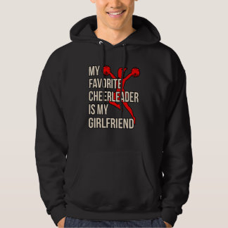 Cheerleader är min tjej Cheerleading Squad Gr Hoodie