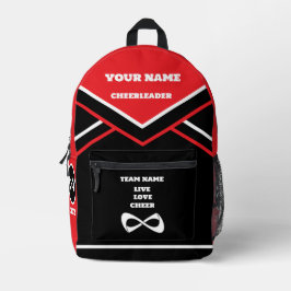 CHEERLEADER BACKPACK LIVE KÄRLEK CHEER Red