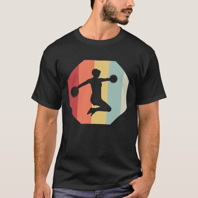 Cheerleader Chant Varsity Flyer Routine T Shirt (Framsida)