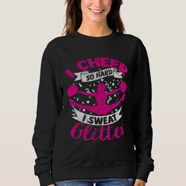 Cheerleader Chant Varsity Tumbling Routine T Shirt (Framsida)