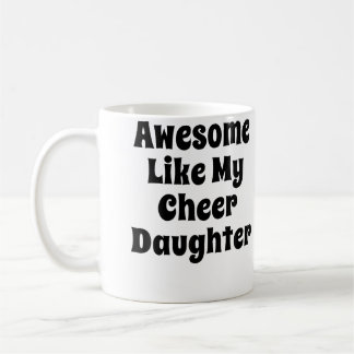 Cheerleader Cheer Dad Mom Cheerleading Kaffemugg