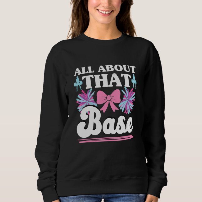 Cheerleader Cheerleading  Allt handlar om den base T Shirt (Framsida)