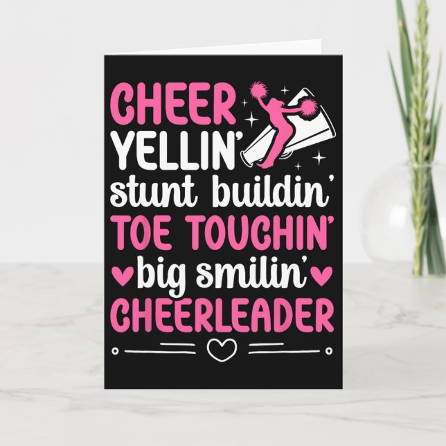 Cheerleader Cheerleading Cheer  Kort (Framsida)