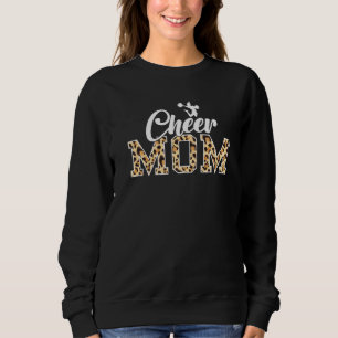 Cheerleader Cheerleading Cheer Mamma Leopard T Shirt