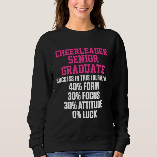 Cheerleader Cheerleading Cheering Success Senior G T Shirt (Framsida)
