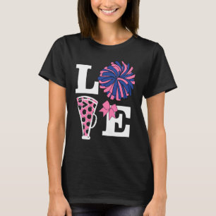 Cheerleader Cheerleading Dansande Akrobatik T Shirt