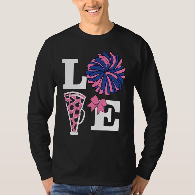 Cheerleader Cheerleading  Dansande Akrobatik T Shirt (Framsida)