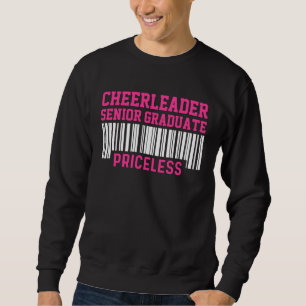 Cheerleader Cheerleading Glädjeröstande Senior Exa Lång Ärmad Tröja