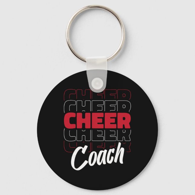 Cheerleader Coaching Cheerleading - Cheerkapten C Nyckelring (Framsida)