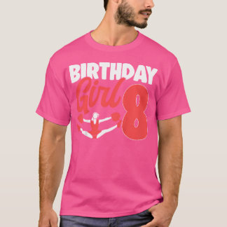 Cheerleader Födelsedagsstöttning Tjej Söt Cheerlea T Shirt