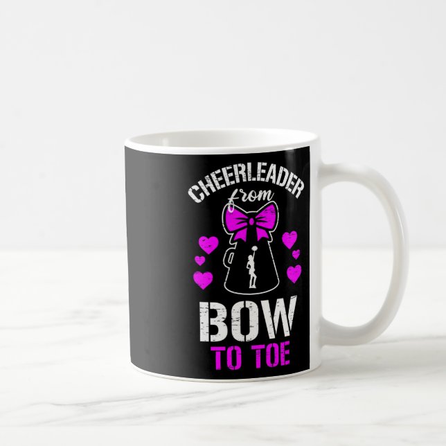 Cheerleader från topp till tå  kaffemugg (Höger)