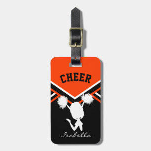 CheerLeader Girl i Orange Bagagebricka