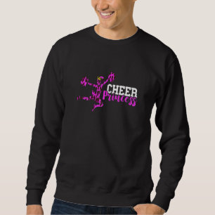 Cheerleader Glädje Prinsessa Krona Leopard Cheerle Lång Ärmad Tröja