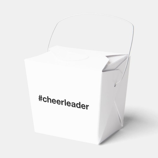 CHEERLEADER Hashtag Presentaskar (Framsidan Sidan)