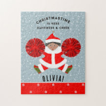 Cheerleader Holiday Gifts Jigsaw Puzzle