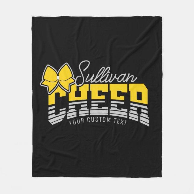 CheerLeader-Idrottsmannen för Cheerester Team ADD  Fleecefilt (Framsidan)