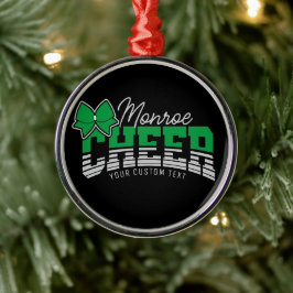 CheerLeader-Idrottsmannen för Cheerester Team ADD  Julgransprydnad Metall