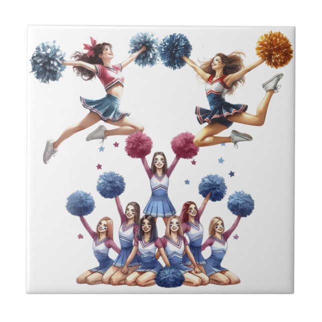 Cheerleader Kakelplatta (Framsidan)