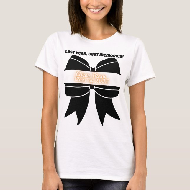 CheerLeader Mamma Senior Class of 2025 Tshirt T Shirt (Framsida)