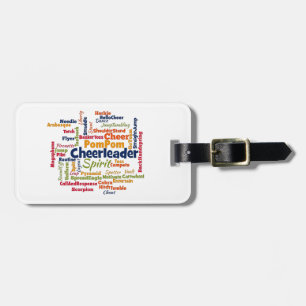 Cheerleader Ord Cloud (Cheer Leader) Bagagebricka
