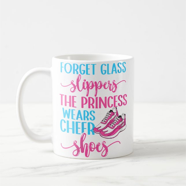Cheerleader Prinsessan Har Glada Skor Cheerle Kaffemugg (Vänster)