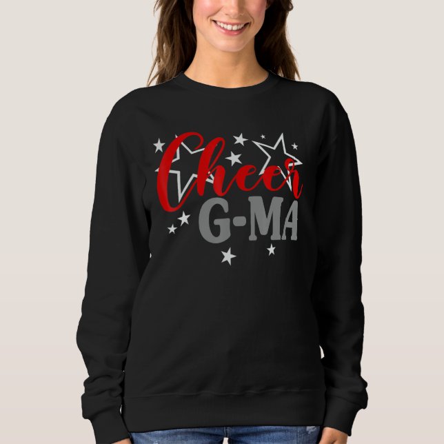 Cheerleader Proud Cheer G ma Pride Sports Supporte T Shirt (Framsida)