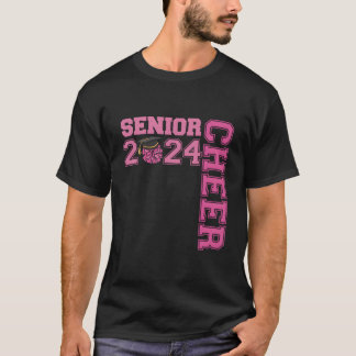 Cheerleader Senior 2024 Cheer Senior Class Of 2024 T Shirt