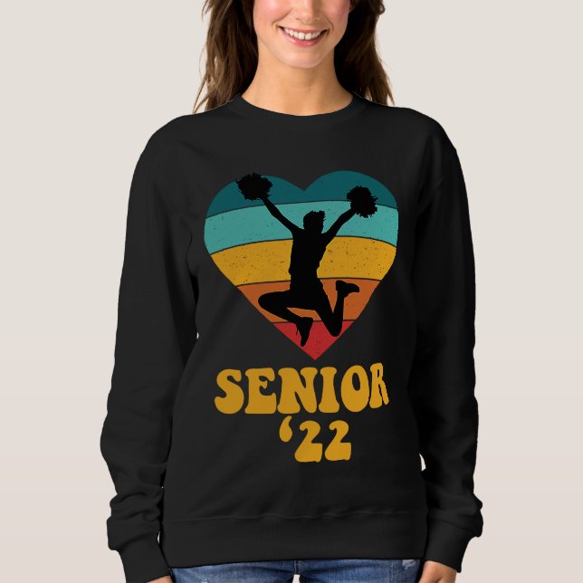 Cheerleader Senior Night Cheer Team T Shirt (Framsida)