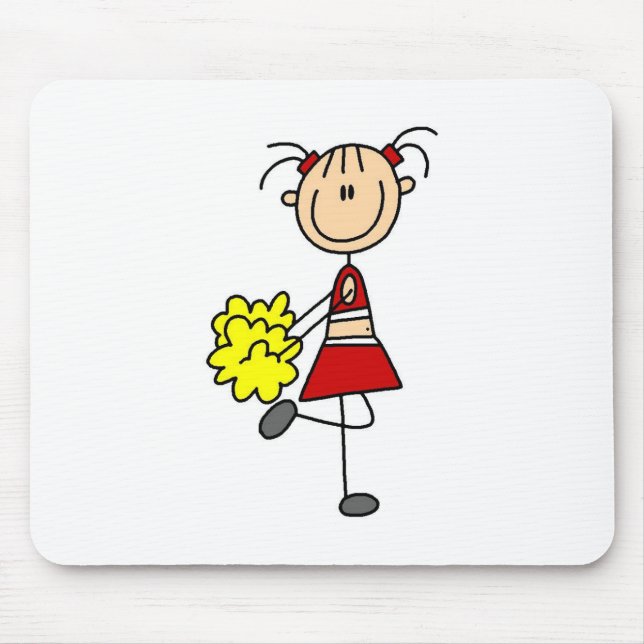Cheerleader Stavfigur Musmattor (Framsidan)