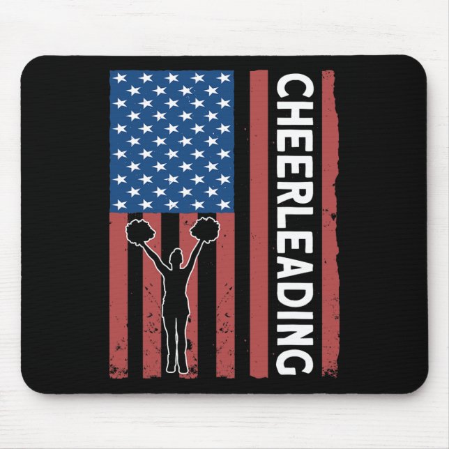 Cheerleader Usa Flagga Cheerleading  Musmatta (Framsidan)