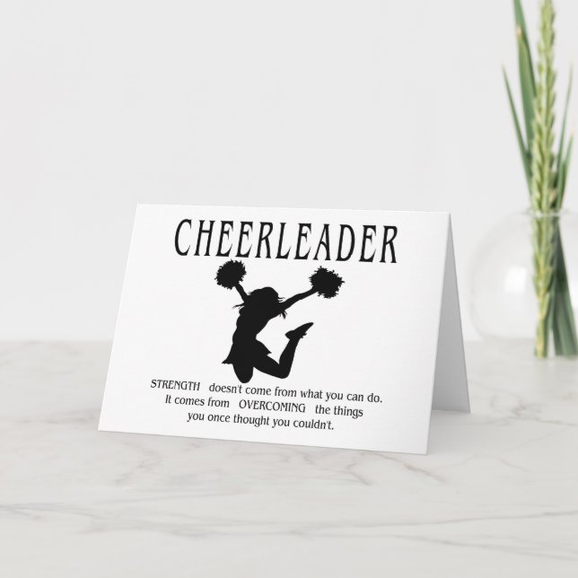CheerLeaderinspiration Quote Kort (Framsida)